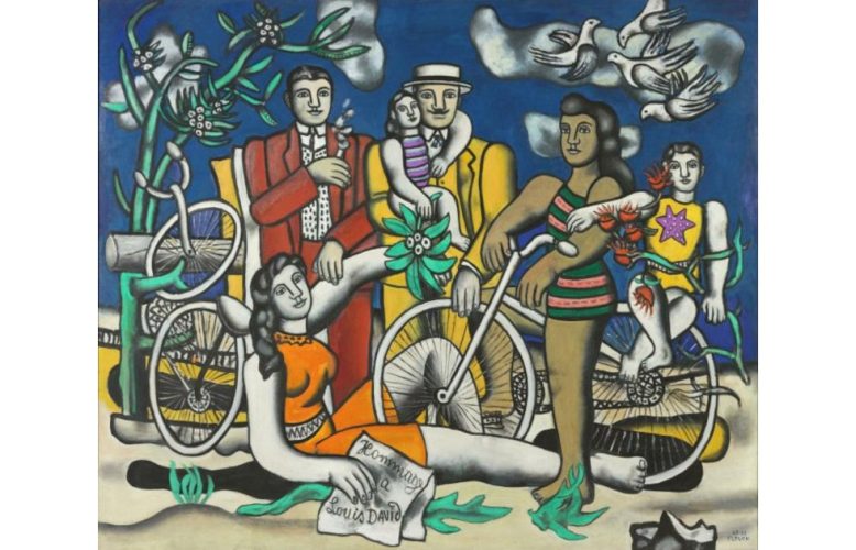 Fernand Léger, Les Loisirs-Hommage à Louis David, 1948 – 1949, Öl auf Leinwand, 154 x 185 cm (Centre Pompidou, Paris)