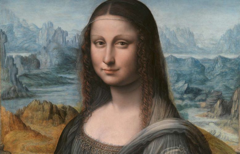Leonardo da Vinci-Werkstatt, Mona Lisa, Detail, 1507/8–1513/16, Öl/Holz, 76.3 x 57 cm (Museo Nacional del Prado, Madrid)