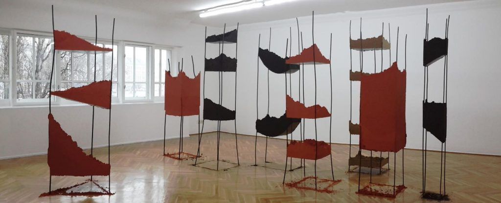 Angelika Loderer, Installation in der Wiener Secession, Foto: Alexandra Matzner, ARTinWORDS.