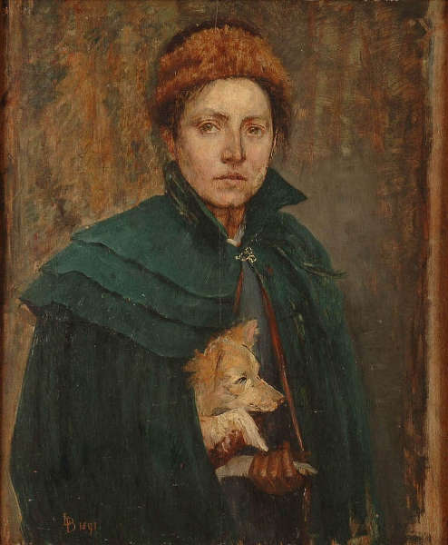 Louise-Catherine Breslau, Selbstporträt, 1891 (Musée d’Art moderne et contemporain de Strasbourg)