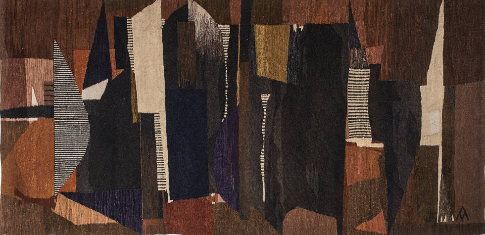 Magdalena Abakanowicz, Brown Textile 21, 1963