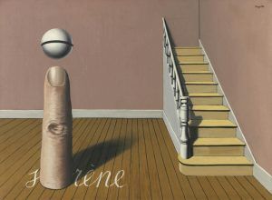 René Magritte, La lecture défendue [Der Zorn der Götter], 1936, Öl auf Leinwand, 54,4 x 73,4 cm (Royal Museums of Fine Arts of Belgium, Brussels, Foto: J. Geleyns - Ro scan / Charly Herscovici, with his kind authorization – c/o SABAM-ADAGP, 2016 © VG Bild-Kunst, 2017)