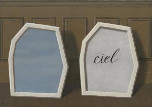 René Magritte, Le Palais de rideaux III [Der Palast aus Vorhängen III], 1928/29 Öl auf Leinwand, 81,2 × 116,4 cm (The Museum of Modern Art, New York. The Sydney and Harriet Janis Collection, 1967)