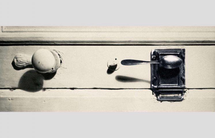 Marcel Duchamp, Verrou de sûreté à la cuiller (The Locking Spoon), 1957, © Association Marcel Duchamp / VG Bild-Kunst, Bonn 2022, Foto Courtesy Collection Attilio Codognato, Venedig