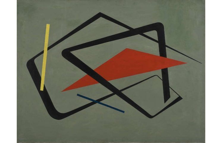 María Freire, Untitled, 1954, Öl/Lw, 92 × 122 cm (The Museum of Modern Art, New York. Promised gift of Patricia Phelps de Cisneros through the Latin American and Caribbean Fund in honor of Gabriel Pérez-Barreiro, 2016)