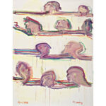 Maria Lassnig, Malfluss = Lebensfluss, 1996 (© Maria Lassnig Stiftung / 2025, ProLitteris, Zurich)