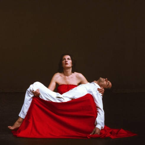 Marina Abramović, Pietà (Anima Mundi), 1983–2002, C-print, 183 × 183 × 5.5 cm