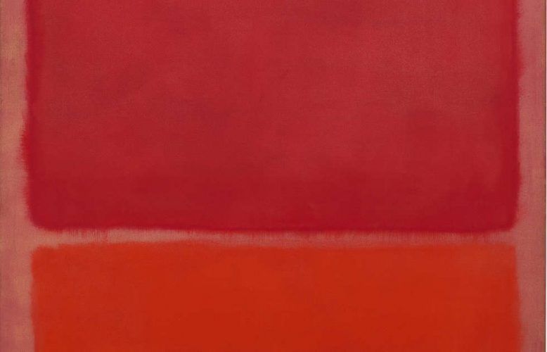 Mark Rothko, Ohne Titel (Rot, Orange), Detail, 1968, Öl/Lw, 193 × 175 cm (Fondation Beyeler, Riehen/Basel, Sammlung Beyeler, Foto: Robert Bayer)