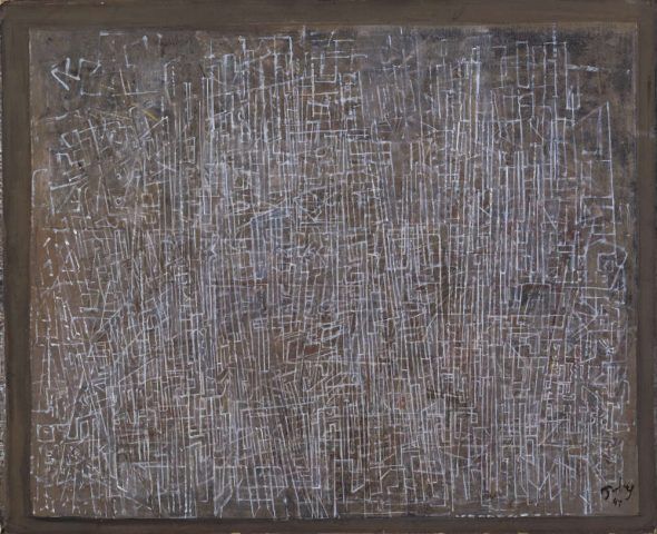 Mark Tobey, Lines of the City, 1945