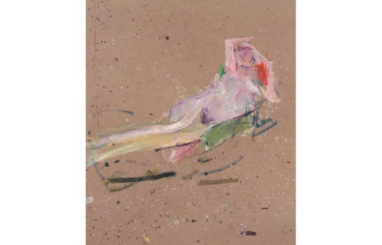 Martha Jungwirth, Ohne Titel (Maja III), 2022, Öl auf Papier auf Leinwand, 264,9 x 226,8 x 2,7 (Alkar Contemporary Collection (ACC), Bilbao)