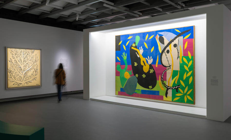 Matisse, Der Tod des Königs, Ausstellungsansicht Matisse 1941-1954, Grand Palais x Centre Pompidou, Foto © Luc Castel, 2026