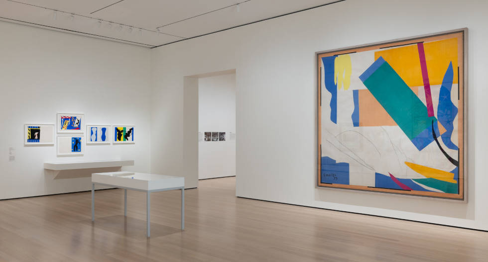 Henri Matisse, Jazz und Erinnerung an Ozeanien, Installationsansicht MoMA, Galerie 406B, Foto von Jonathan Dorado © The Museum of Modern Art, New York