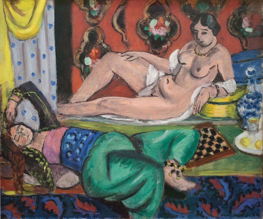 Henri Matisse, Odalisken, 1928, Öl/Lw, 54 x 65 cm (Moderna Museet, Stockholm © Succession H. Matisse / VG Bild-Kunst, Bonn 2017 / Photo Moderna Museet, Stockholm)