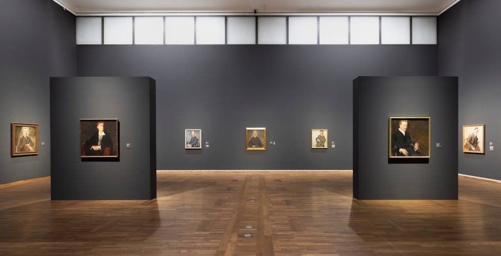 Max Oppenheimer. Expressionist der ersten Stunde, Porträts, Installationsansicht Leopold Museum, Wien, 2023, Foto: Lisa Rastl