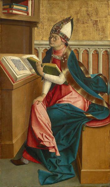 Meister von Großgmain, Hl. Augustinus um 1498 (© Belvedere, Wien)