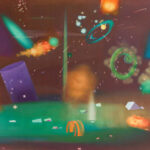 Miao Ying, Training Landscapes No.11 - Automatons dance with grace and might, enchanted wonders, a mystical sight, Detail, 2023 (Foto: Markus Wörgötter © Bildrecht Wien, Courtesy Galerie nächst St. Stephan Rosemarie Schwarzwälder)