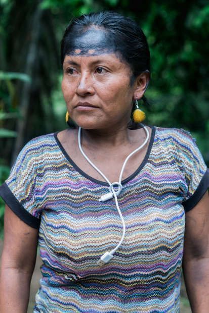 Misha Vallejo Prut, Imelda Gualinga, aus der Serie Secret Sarayaku, 2019
