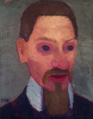 Paula Modersohn-Becker, Bildnis Rainer Maria Rilke, 1906 (Paula-Modersohn-Becker-Stiftung, Bremen Leihgabe aus Privatbesitz)