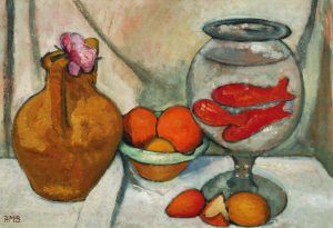 Paula Modersohn-Becker, Stillleben mit Goldfischglas, 1906 (Von der Heydt-Museum, Wuppertal)