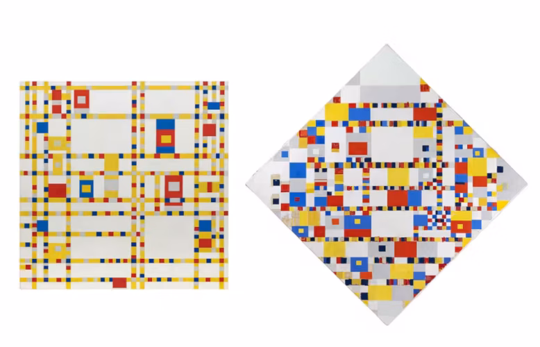 Piet Mondrian, Broadway Boogie Woogie & Victory Boogie Woogie, Ausstellungsplakat 2027 MoMA.