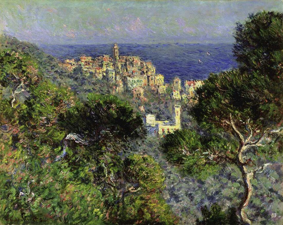 Claude Monet, Vue de Bordighera [Blick auf Bordighera], 1884, Öl auf Leinwand, 66 x 81,8 cm (The Armand Hammer Collection, Schenkung der Armand Hammer Foundation. Hammer Museum, Los Angeles)