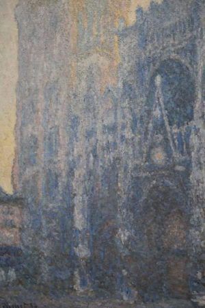 Claude Monet, La Cathédrale de Rouen: le portail, effet du matin [Die Kathedrale von Rouen: das Portal, Morgenstimmung], Detail, 1894, Öl auf Leinwand, 107 x 74 cm (Fondation Beyeler, Riehen/Basel, Foto: Alexandra Matzner, ARTinWORDS)