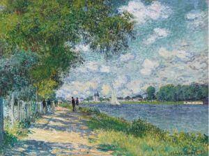 Claude Monet, La Seine à Argenteuil [Die Seine bei Argenteuil], 1875 (aus dem Besitz von Faure, heute: Privatbesitz)