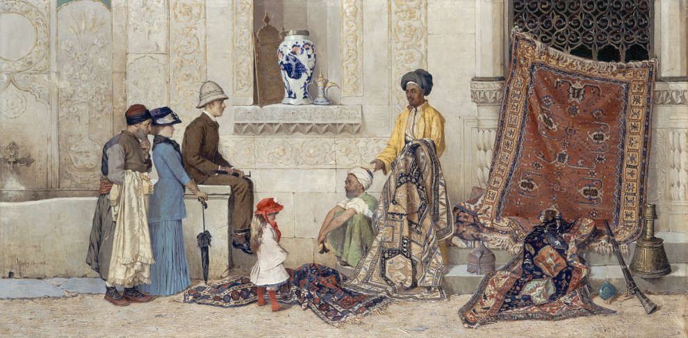 Osman Hamdy Bey, Türkische Straßenszene, 1888, © Nationalgalerie – Staatliche Museen zu Berlin / Andres Kilger