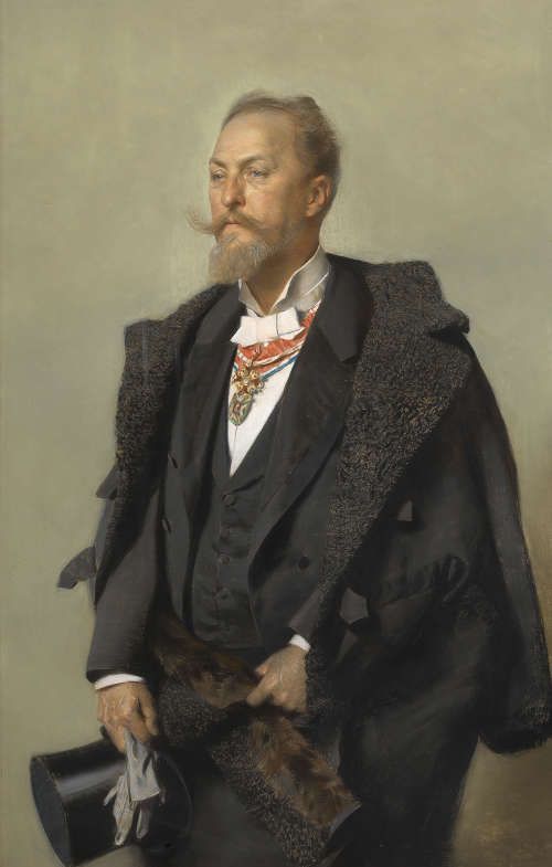 Gottlieb Theodor Kempf von Hartenkampf, Porträt Otto Wagner, 1896 © Wien Museum