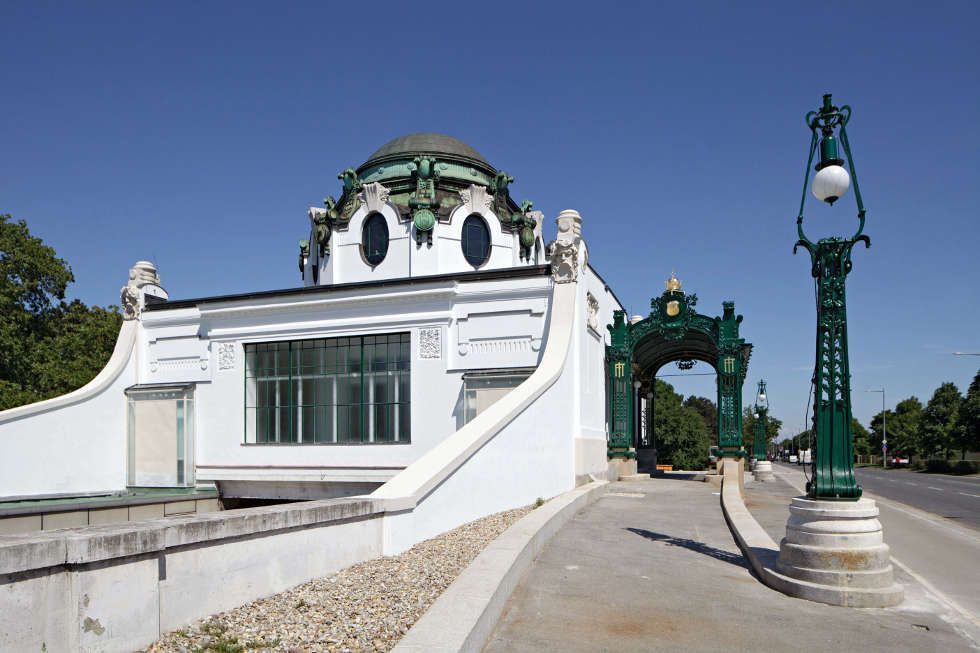Otto Wagner, Hofpavillon in Hietzing, außen, Foto: Wolfgang Thaler