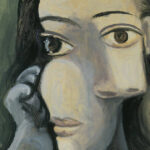 Pablo Picasso, Buste de femme, Detail, 1940, 64 × 46 cm, Öl auf Papier auf Leinwand (Museum Berggruen, Berlin © Succession Picasso / Bildrecht, Wien 2026, Foto: bpk)