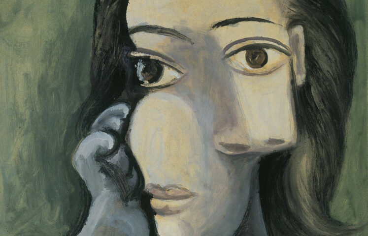 Pablo Picasso, Buste de femme, Detail, 1940, 64 × 46 cm, Öl auf Papier auf Leinwand (Museum Berggruen, Berlin © Succession Picasso / Bildrecht, Wien 2026, Foto: bpk)