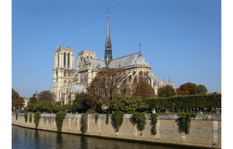 Paris, Notre-Dame, Ansicht von Südosten
