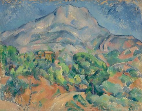 Paul Cezanne, Montagne St Victoire, um 1896-1898, Öl-Lw, 78,5 x 98,5 cm (Eremitage)