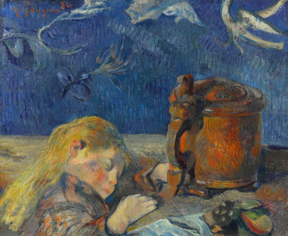 Paul Gauguin, Clovis schlafend, 1884 (Privatsammlung)