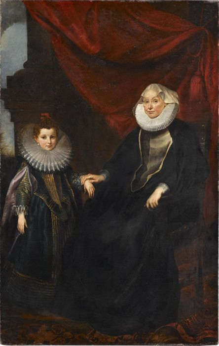 Peter Paul Rubens, Marchesa Bianca Spinola Imperiale und ihrer Nichte Maddalena Imperiale, um 1605/06 (Staatsgalerie Stuttgart)