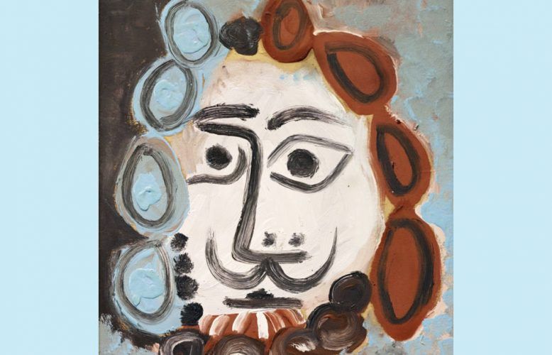 Picasso, Buste d´Homme, 1969, Detail (Horten Collection, Wien)