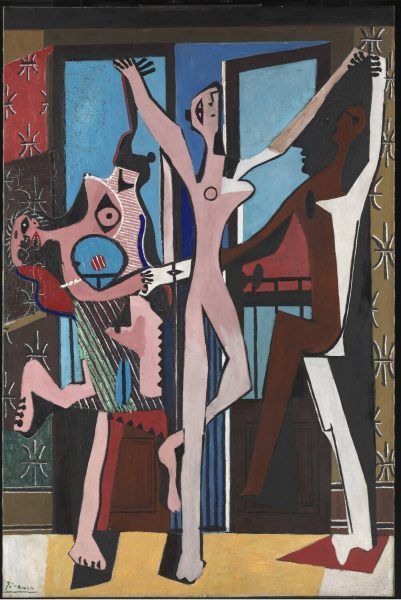 Pablo Picasso, La Danse [Drei Tänzerinnen], Monte Carlo, Juni 1925, Öl auf Leinwand, 215,3 x 142,2 cm (Tate © Sucession Picasso/DACS 2017)