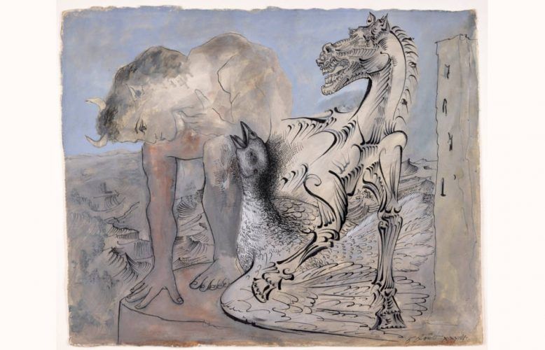 Picasso, Faun, Vogel und Pferd, 1936 (Musée Picasso, Paris)