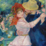 Pierre-Auguste Renoir, Tanz in Bougival, Detail, 1883, Öl auf Leinwand, 181.9 x 98.1 cm (Museum of Fine Art, Boston)