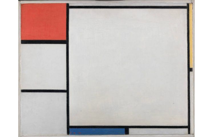 Piet Mondrian, Komposition mit Rot, Gelb und Blau, 1927 (Kröller-Müller Museum, Otterlo)