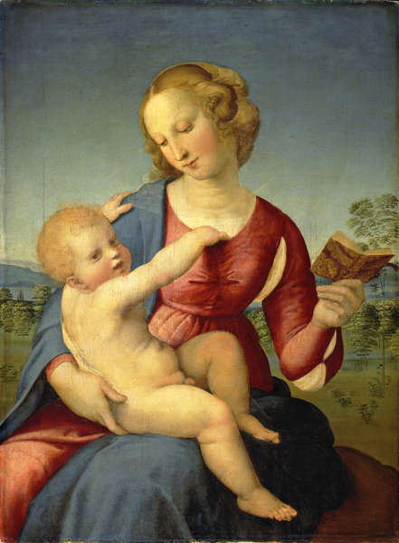 Raffael, Maria mit dem Kind (Madonna Colonna), um 1508, Öl auf Pappelholz, 79 x 58,2 cm (© Staatliche Museen zu Berlin, Gemäldegalerie / Jörg P. Anders)