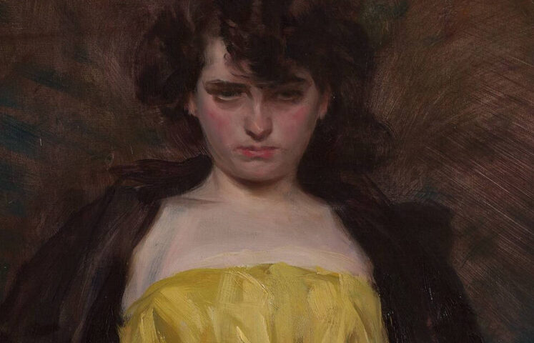 Ramon Casas, La Sargantain, Kopf, 1907 (Círculo del Liceo, Barcelona)