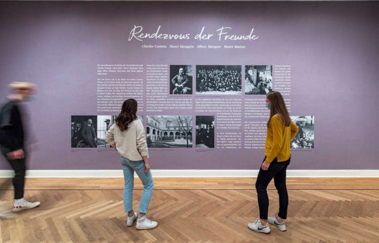 Rendezvous der Freunde, Foto Hanna Neaner, Picasso-Museum, Münster