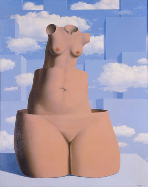 René Magritte, Megalomanie (La Folie des grandeurs), 1962 (The Menil Collection, Houston © René Magritte, VEGAP, Madrid, 2021)