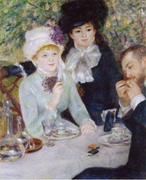 Pierre-Auguste Renoir, Nach dem Frühstück, 1879, Öl auf Leinwand, 100.5 × 81.3 cm (Frankfurt am Main, Städel Museum D219 © Städel Museum - U. Edelmann - ARTOTHEK)