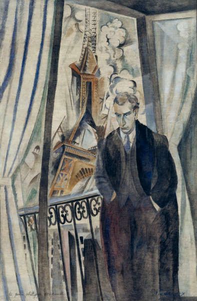 Delaunay Robert, Der Dichter Philippe Soupault, 1922 (Paris, Centre Pompidou - Musée national d'art moderne - Centre de création industrielle. AM1978-323)