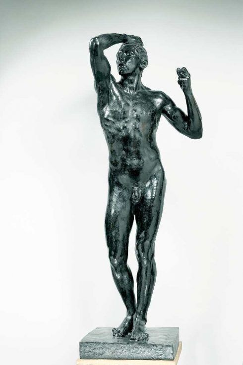 Auguste Rodin, Das Eherne Zeitalter, 1877, Bronze, Sandguss, 180,5 x 68,5 x 54,5 cm (Musée Rodin, Paris)