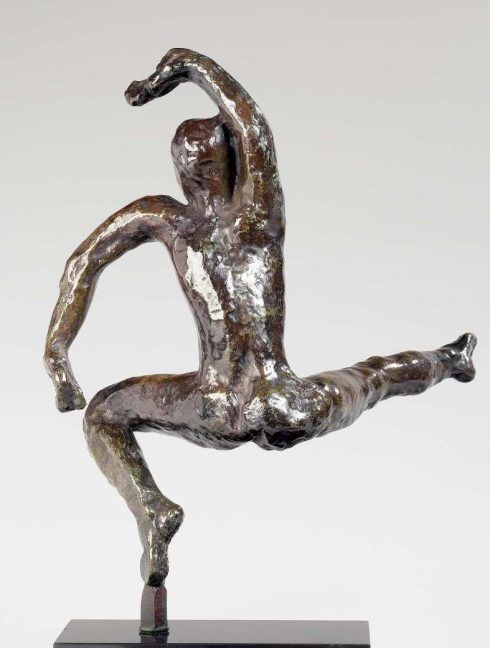 Auguste Rodin, Tanzstudie F, um 1911 (Guss 1952), Bronze, Sandguss, 33 x 22,5 x 20,6 cm (Musée Rodin, Paris Foto: Christian Baraja)