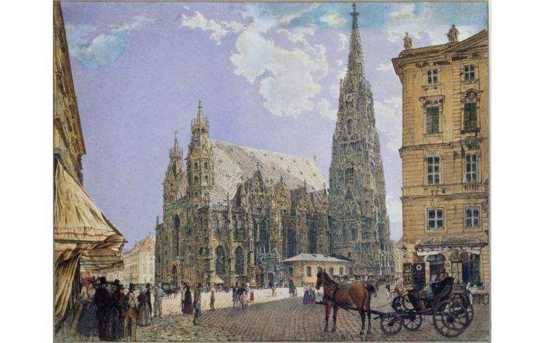 Rudolf von Alt, Der Stephansdom in Wien (klein)